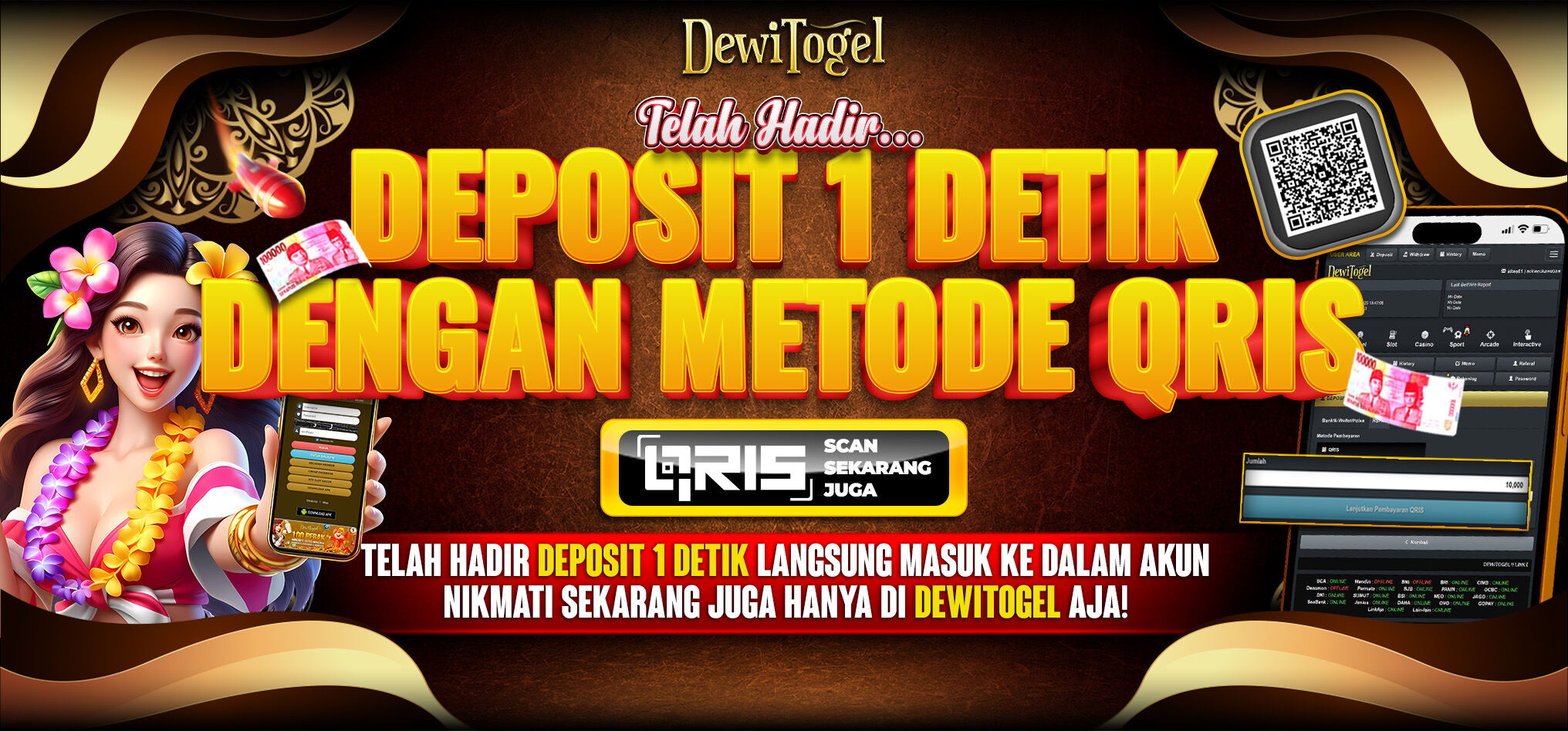 DEPOSIT 1 DETIK - DEWITOGEL